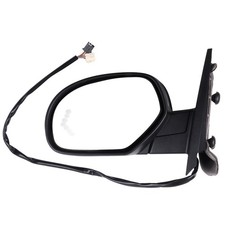 Black Left Mirror for Chevy Silverado 1500 Manual Folding Heated Turn Signal