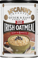 McCanns Irish Oatmeal Traditional Steel Cut Oats 24 Ounce Pack of 1 