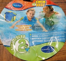 Swimways swim vest step 2 for 2 - 4 years old Blue and Green