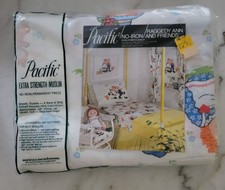 NOS Vintage Raggedy Ann and Andy Flat Sheet - Twin Size 1569