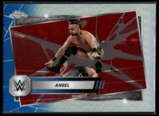2025 Topps Chrome WWE Angel #27 Red & Blue Refractor