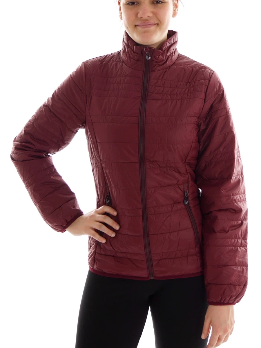 CMP Functional Jacket Quilted Jacket all Weather Jacket Red Collar