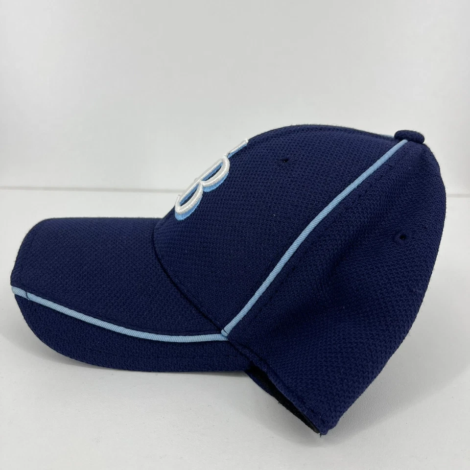 New Era Stretch Fit Hat Men's L/XL Blue Tampa Bay Rays Batting Practice 39Thirty - Image 4 of 4