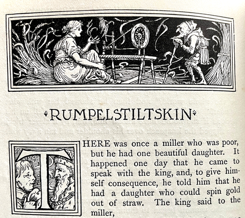 1882 GRIMMS FAIRY TALES FIRST ED~ SNOW WHITE~ SLEEPING BEAUTY ~ WALTER CRANE ART - Picture 15 of 17