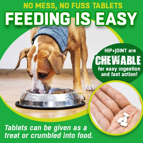 Dog Joint Supplement Tablets Glucosamine for Dogs Joint Care Advanced Joint Aid - Picture 26 of 56