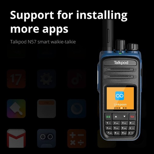 Talkpod 4G Network Radio N57 Android 9.0 Wifi GPS Mobile Phone ZELLO REAL-PTT - Picture 10 of 12