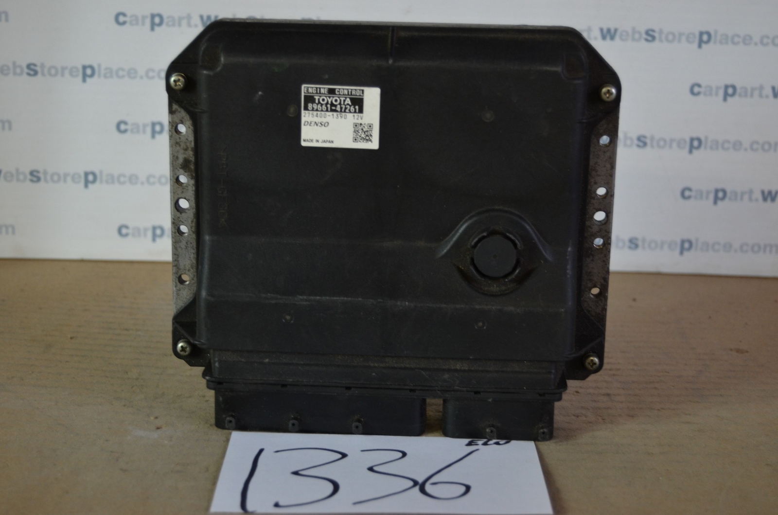 2010 Toyota Prius #1336 Engine Computer ECM ECU 89661-47261