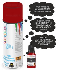 Aerosol Direct Gloss For Nissan Red Ar2 Paint Spray Car Fix Scratch Stone Repair