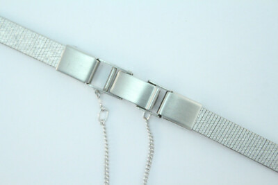 Keeper Edelstahlband / Metallband Schließe für ca. 6mm x 1,3mm (Breite x Stärk)