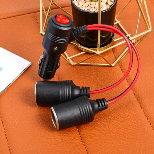 Cigarette Lighter Adapter Plug Extension Cord Outlet Splitter - 第 8/11 張圖片