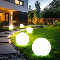 Solarleuchte Kugelleuchte AußEnlampe Gartendeko Erdspieß Led Stecklampe 5Er Set