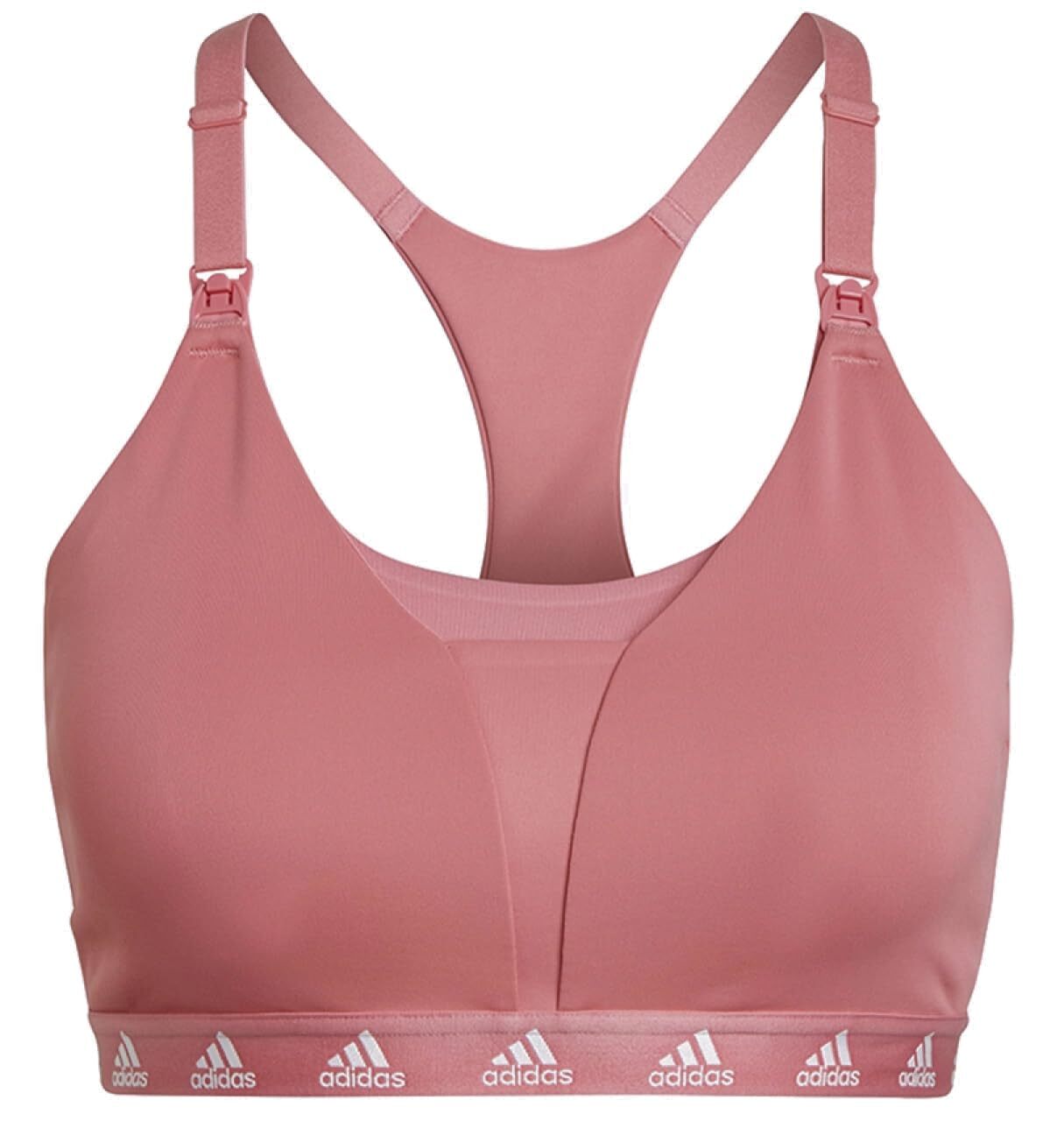 бюстгальтер для кормления adidas Womens Grow Positivity Everyday Light Support, Туманно-розовый