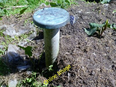 Photo 6x4 Survey Marker, North Hill Take 2 Housay Alternative view of thi c2013
