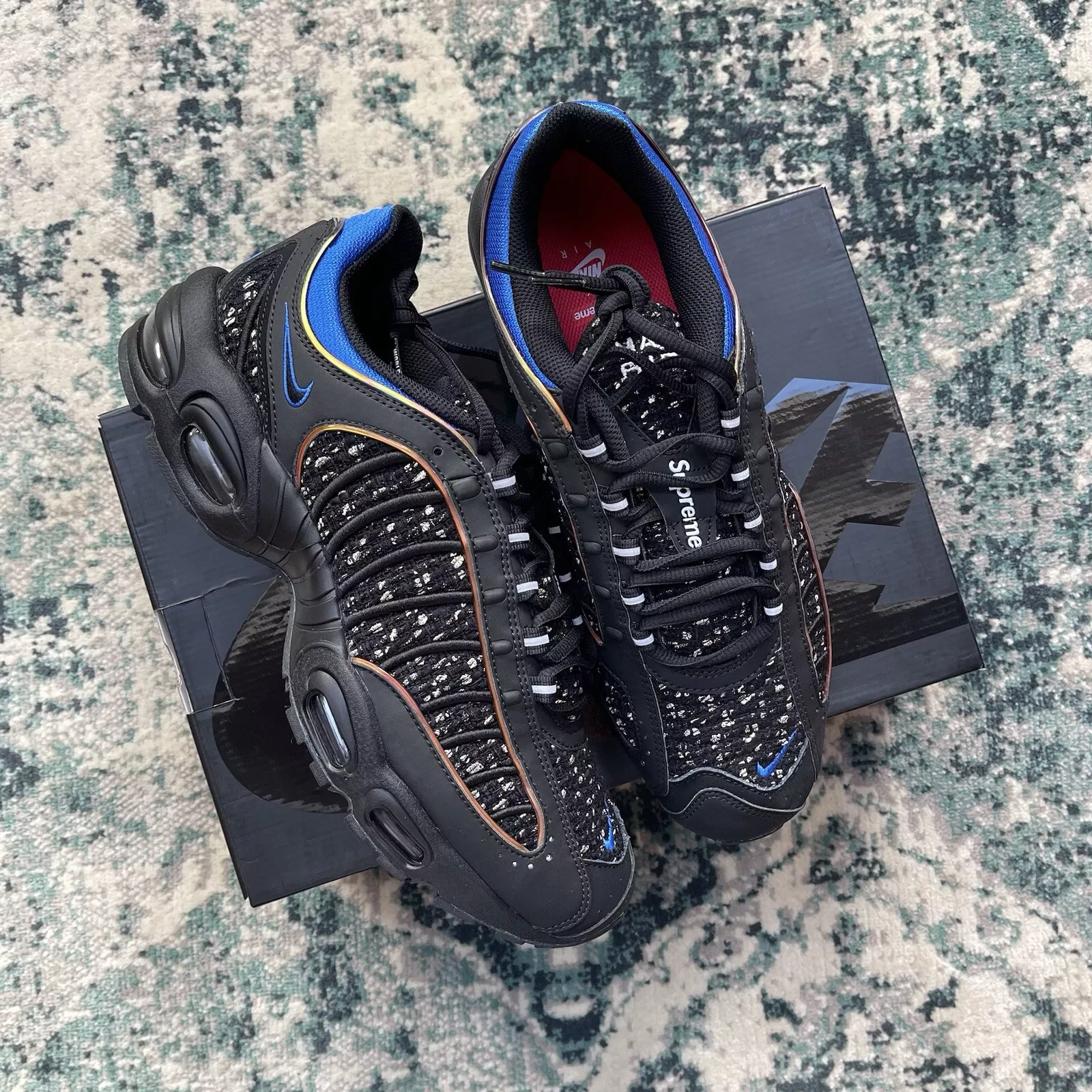 Supreme x Nike Air Tailwind IV 4 Noir   UK11 US12