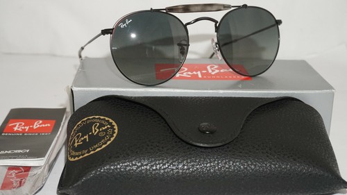 RAY BAN New Sunglasses Aviator Black 