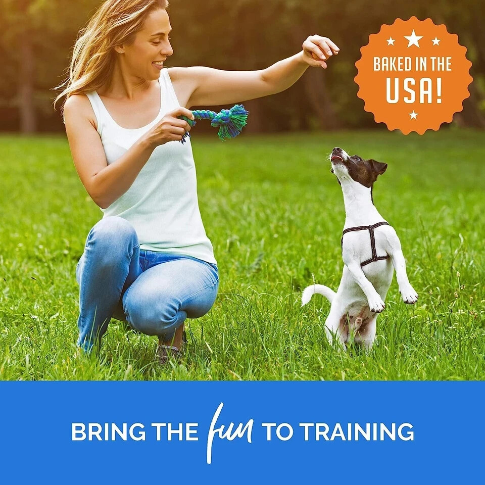 Training Bites for Dogs, Low Calorie Dog Treats Baked in The USA, (Pack of 2)