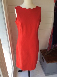 talbots red dress