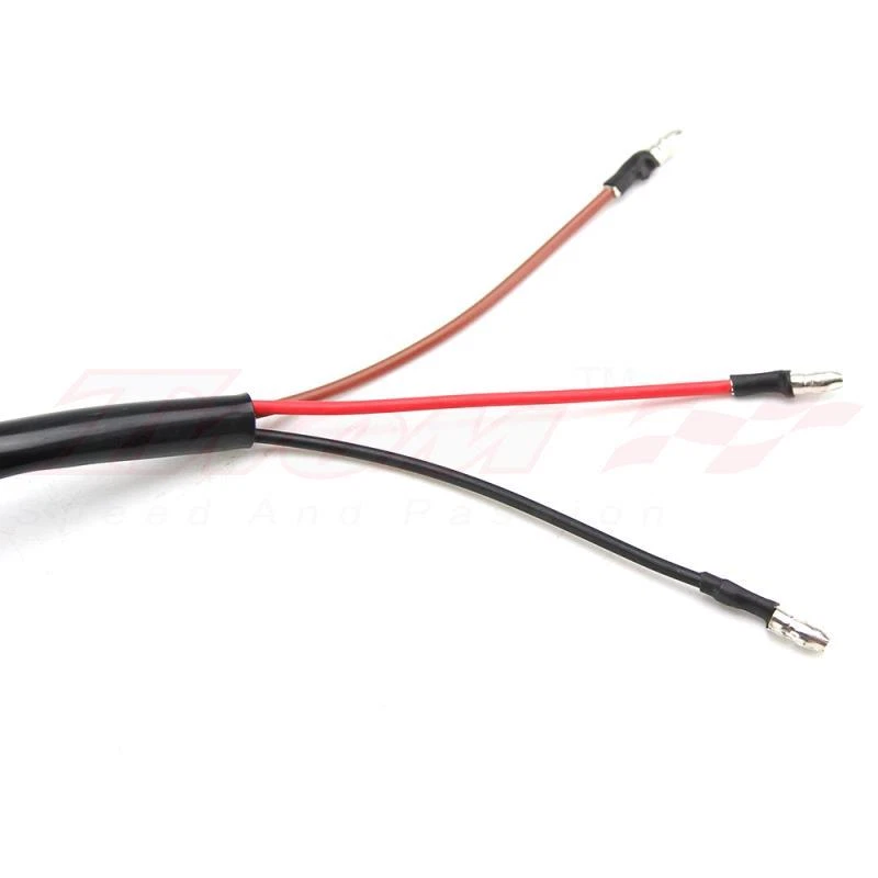 4X Luces indicadoras intermitentes de bala negras 12V para motocicleta lámparas ámbar Foto 4 de 4