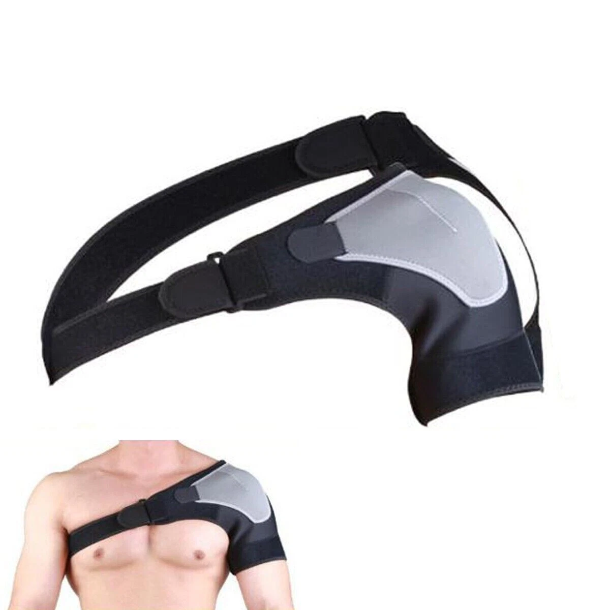 Tutore Spalla A Compressione Elastico – Uomo/Donna, Supporto Per Tendinite, Lussazione, Cuffia Rotatori – Taglia S - 5