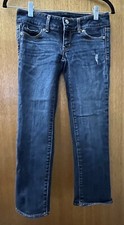 American Eagle Artist Stretch Women  s Jeans Size 00 Regular Dark Blue