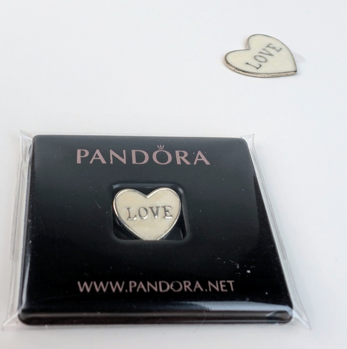 Pandora Petite Memories LOVE Heart Locket Insert Sterling Silver