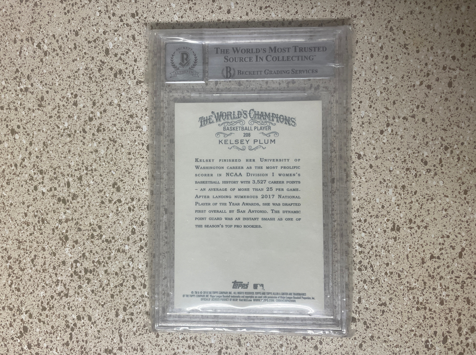 Kelsey Plum Auto BGS 10 eBay