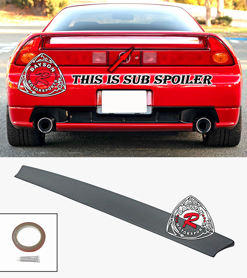 Fits 90-05 Acura NSX NA1 NA2 OE-Style Rear Trunk Lid Sub Spoiler (Fiberglass)