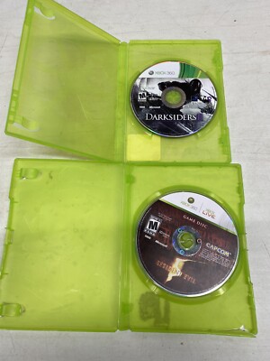 Action Adventure XBOX 360 Games Resident Evil 5 Darksiders II Lot of 2