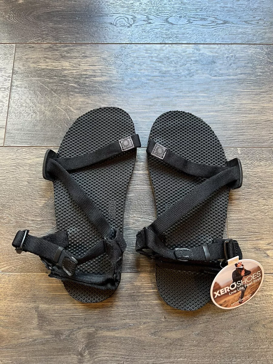 Xero Shoes Naboso Trail Black Running Sandal Women Size 6 Shoe