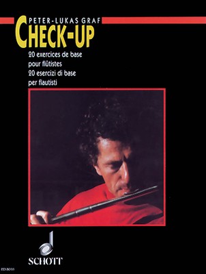 Check up Flute 20 Basic Studies Music Lessons Peter Lukas Graf Book