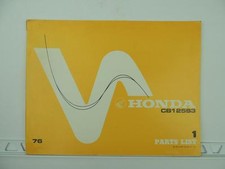 1975 Honda CB125S3 Parts List Catalog L1121