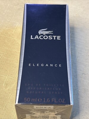 Lacoste Elegance By Lacoste 1.6oz/50ml Edt Spray For Men -Factory Sealed -