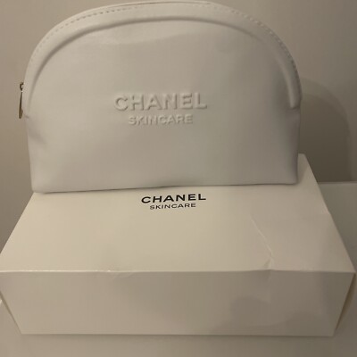  CHANEL Skincare Tolles Damen Kulturbeutel Farbe Schneeweiß  