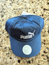 Puma essentials cap hat in blue one size