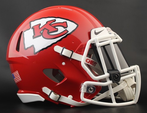 KANSAS CITY CHIEFS NFL Football Helmet 