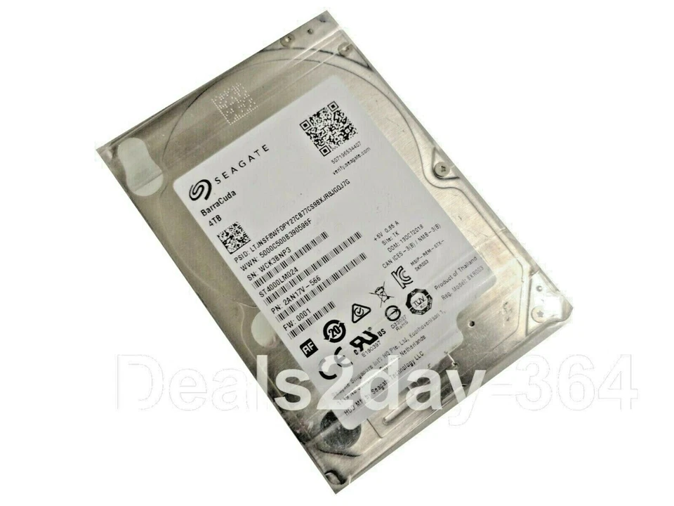 Seagate Barracuda ST4000LM024 4TB 2.5" SATA Drive 15mm not for Laptops or PS4 - Image 3 of 4