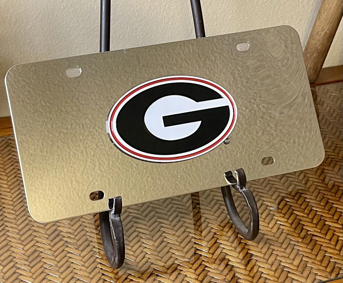 FANMATS Targa Personalizzata NCAA Georgia Bulldogs – Cromata, 15x30 Cm, Acciaio Inox