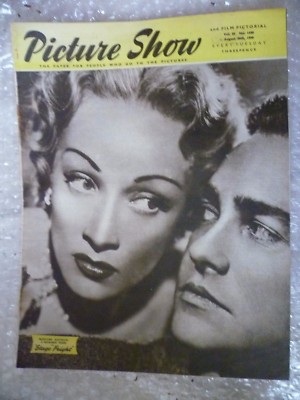 1950 PICTURE SHOW- Marlene Dietrich,Richard Todd in STAGE FRIGHT, 26 Aug