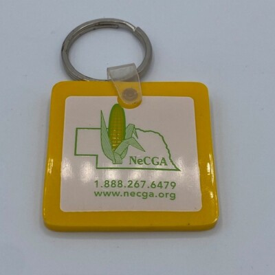 Nebraska Corn Growers Association Ethanol Rubber Keychain