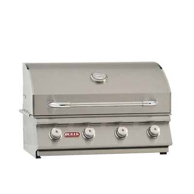 Bull Outlaw 30-Inch Built-In Drop-In Stainless Steel BBQ Grill