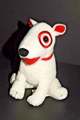 2011 Target Bullseye Plush Plain Dog Edition 1 Numbered 7''