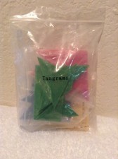 New Tangram Tiles Math Manipulative Homeschool 4 Colors