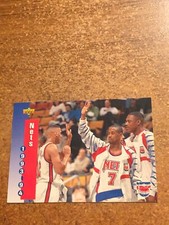 1993-94 Upper Deck Basketball # 226 New Jersey Nets Schedule
