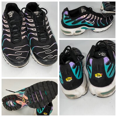 Nike Air Max 'Have A Nice Day' 5Y Black Purple Turquoise BQ7224-001 YGI  E4S-14