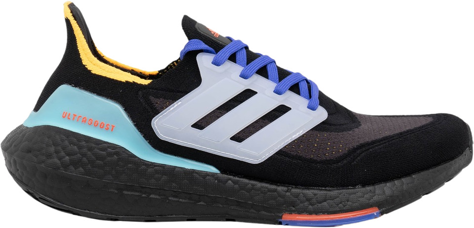 adidas UltraBoost 21 Black Pulse Aqua for Sale  display picture 3