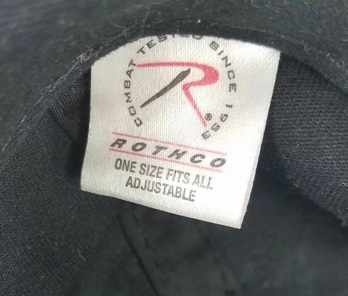 Rothco Cap Black Security Guard Uniform Unisex Hat Work Snapback Adjustable Size - Picture 8 of 12