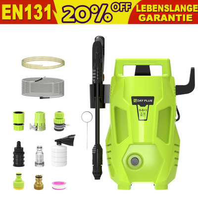 Pressure washer 180° adjustable nozzle Super cleaning power Wide cleaning range