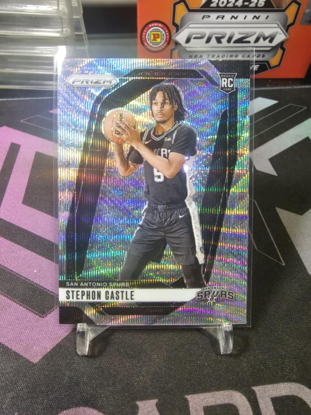 2024-25 Panini Prizm Stephon Castle #234 Silver Wave RC!