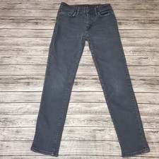 American Eagle Size 26 / 28 Boys Jeans Skinny Mid Rise Next Stretch Blue Denim