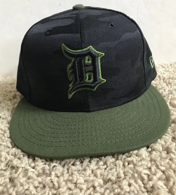 detroit tigers camo fitted hat